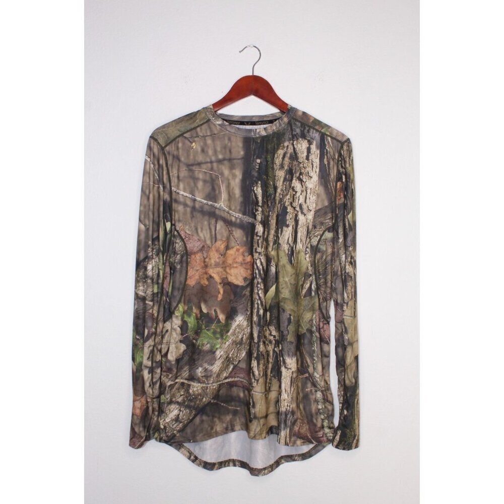 Terramar Hunting Shirt Men's Size L Mossy‎ Oak Break Up Country Camo Lightweight